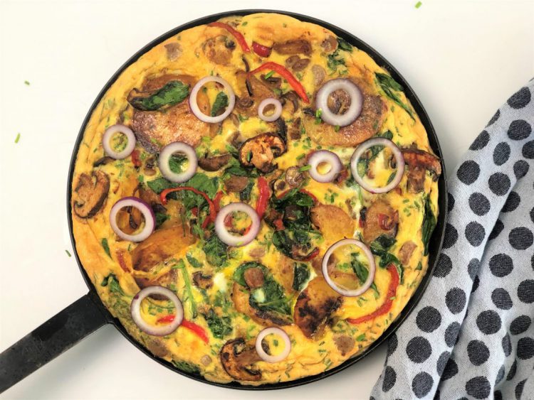 Frittata ein köstliches Omelette nach italienischer Art